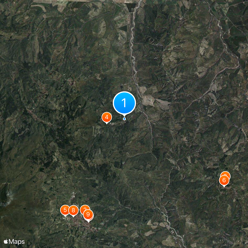 Bagni San Filippo Map
