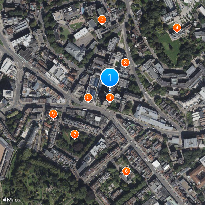 University of Bristol Map