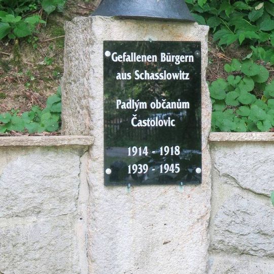Pomník padlým v Častolovicích