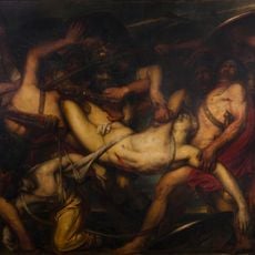 The Greeks and the Trojans Fighting over the Body of Patroclus