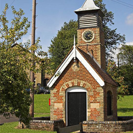 Village Pumphouse And Clock Tower