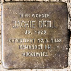 Stolperstein dedicated to Jackie Drell