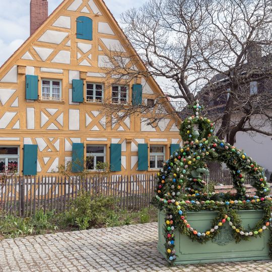 Easter fountains in Mittelehrenbach