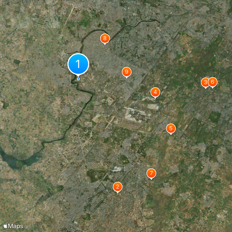 Guru Gobind Singh Indraprastha University Map