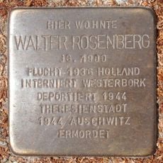 Stolperstein dedicated to Walter Rosenberg