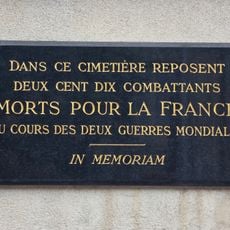 Commemorative plaque