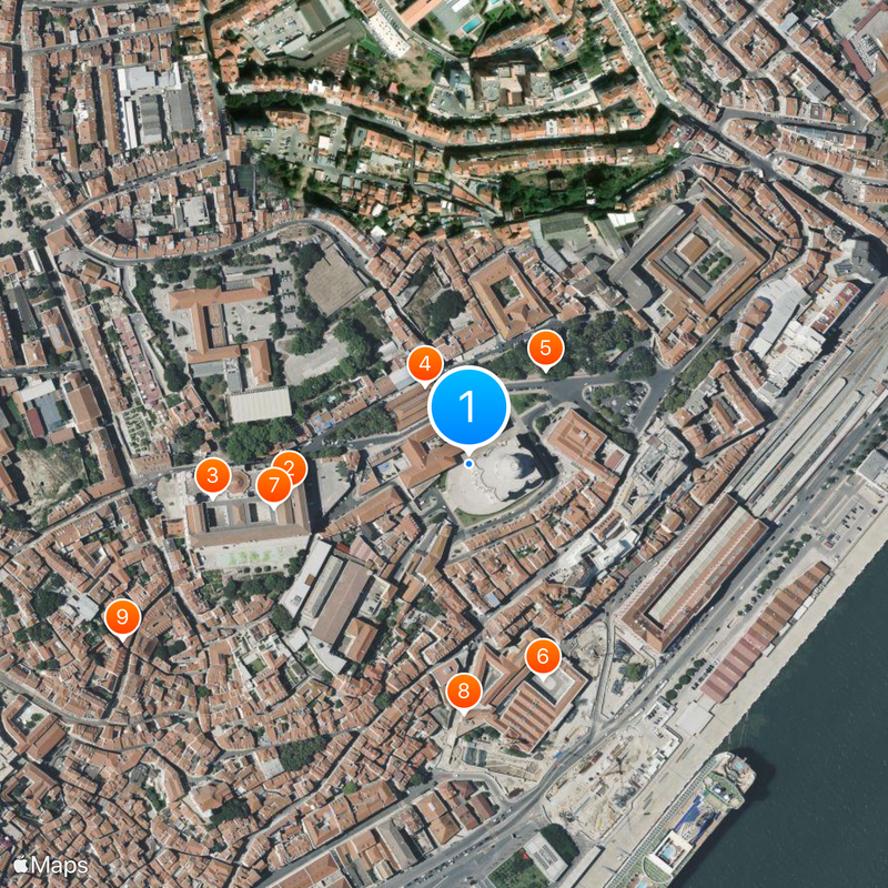 Igreja de Santa Engrácia Mapa