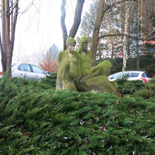 Socha Generace v ulici V Klidu v Ústí nad Labem