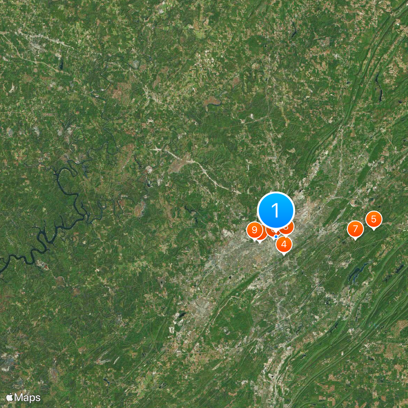 Contea di Jefferson Mappa