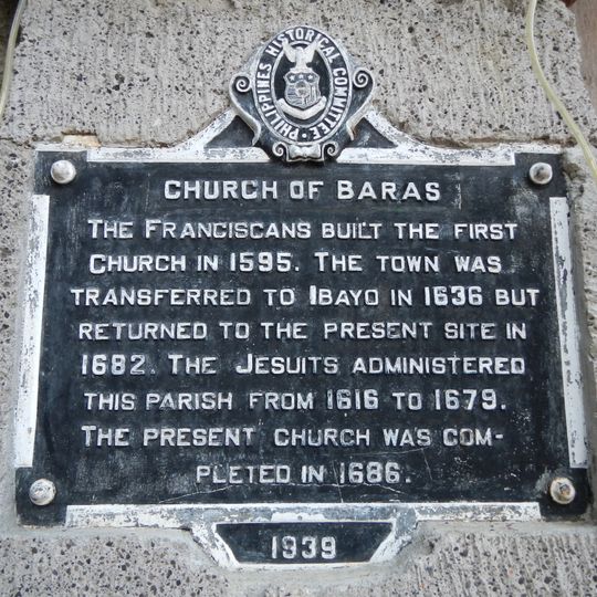 Church of Baras historical marker