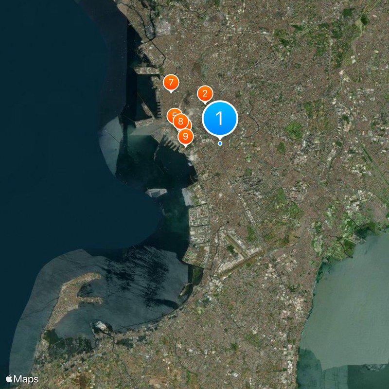 Region Stołeczny Mapa