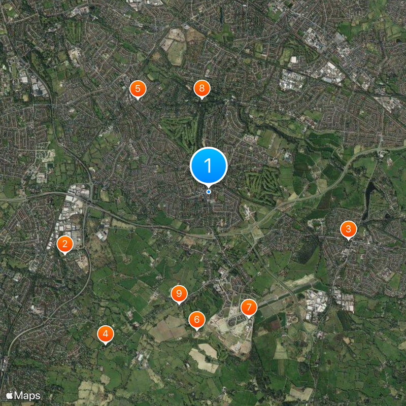 Bramhall Map