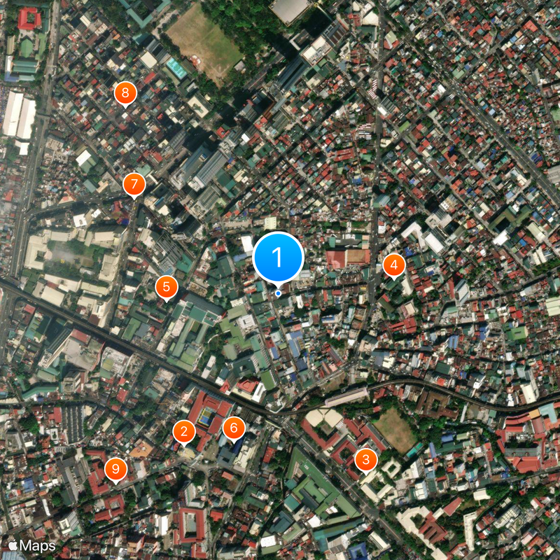 University of Manila Map