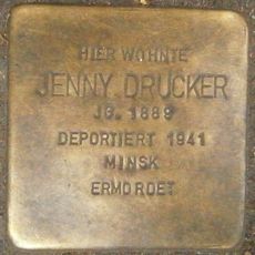 Stolperstein dedicated to Jenny Drucker