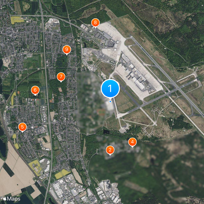 Executive Transport Wing Map