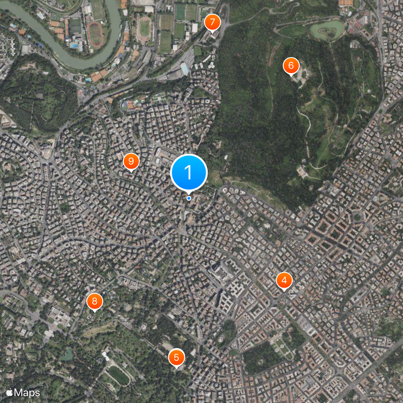 Libera Università Internazionale degli Studi Sociali Guido Carli Map