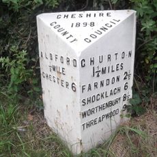 Milepost, Glebe Cottages