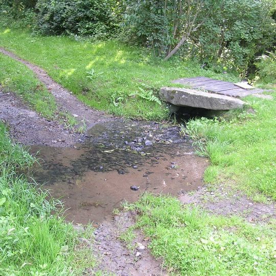 Lávka přes Podlipský potok u Podlpí