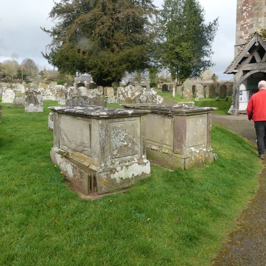 Group of 7 monuments about 10-20 yards south and south-west of the south porch of the Church of St Mary