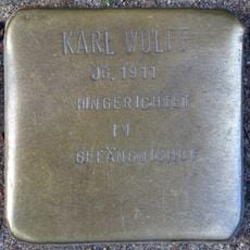 Stolperstein en memoria de Karl Wolff