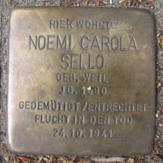 Stolperstein en memoria de Noemi Carola Sello