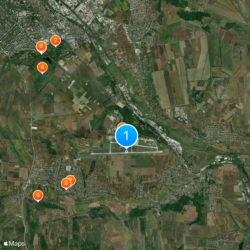 Chișinău International Airport Map