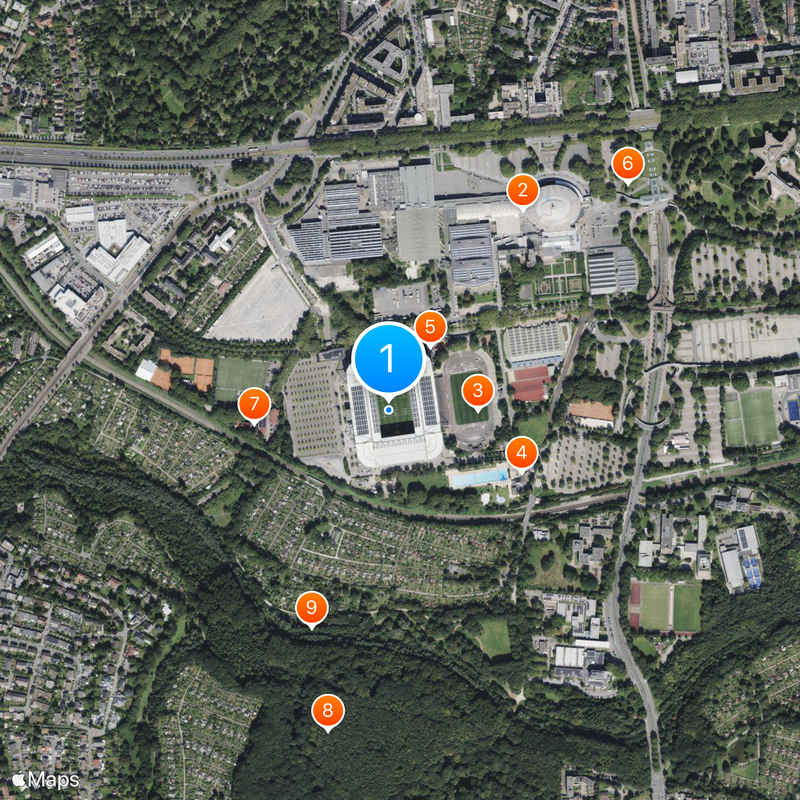 Westfalenstadion Map