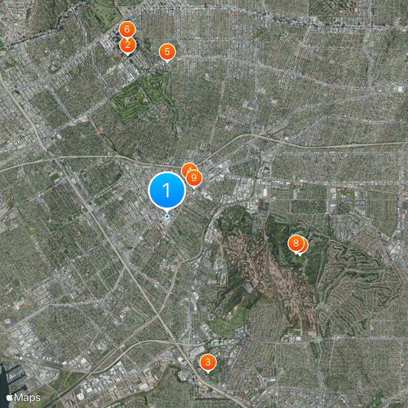 Sony Pictures Studios Map