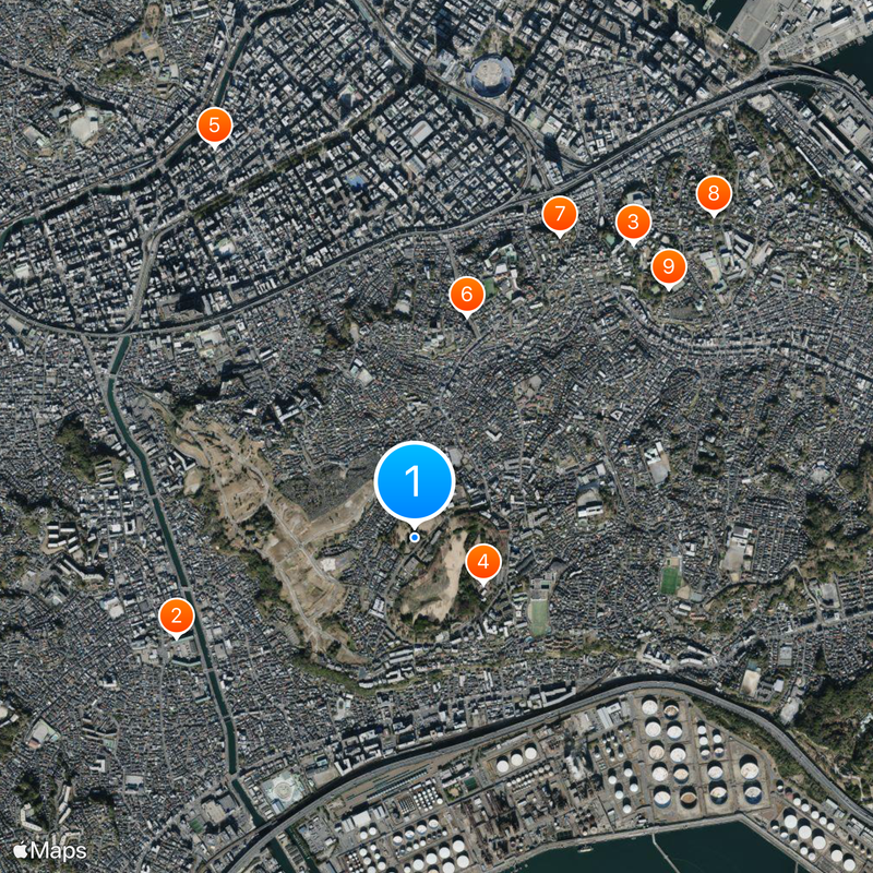 Negishi Racecourse Map