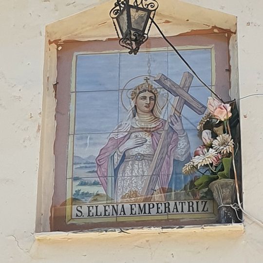 Retablo cerámico de Santa Elena