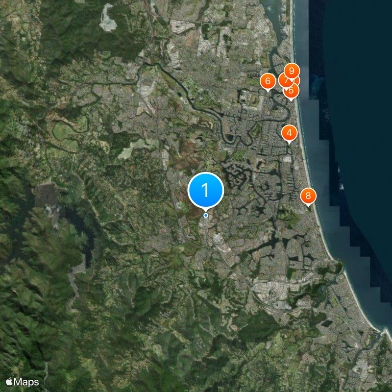Robina Stadium Map