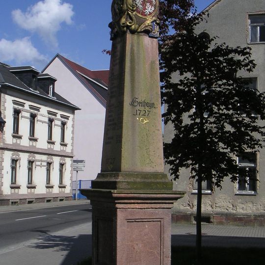 Polish-Saxon Post Milestones Dresdener Straße Geithain