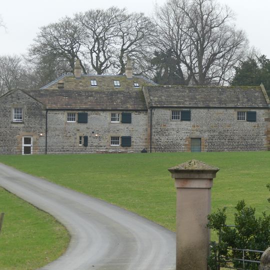 Cartshed to rear of stableblock at Ashford Hall