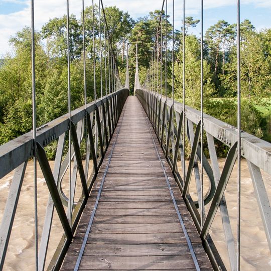 Hängesteg über die Thur, Ganggelisteg