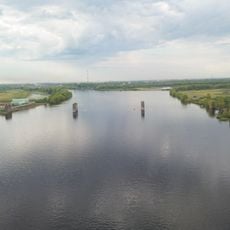 Railway bridge across the Volkhov (Veliky Novgorod)