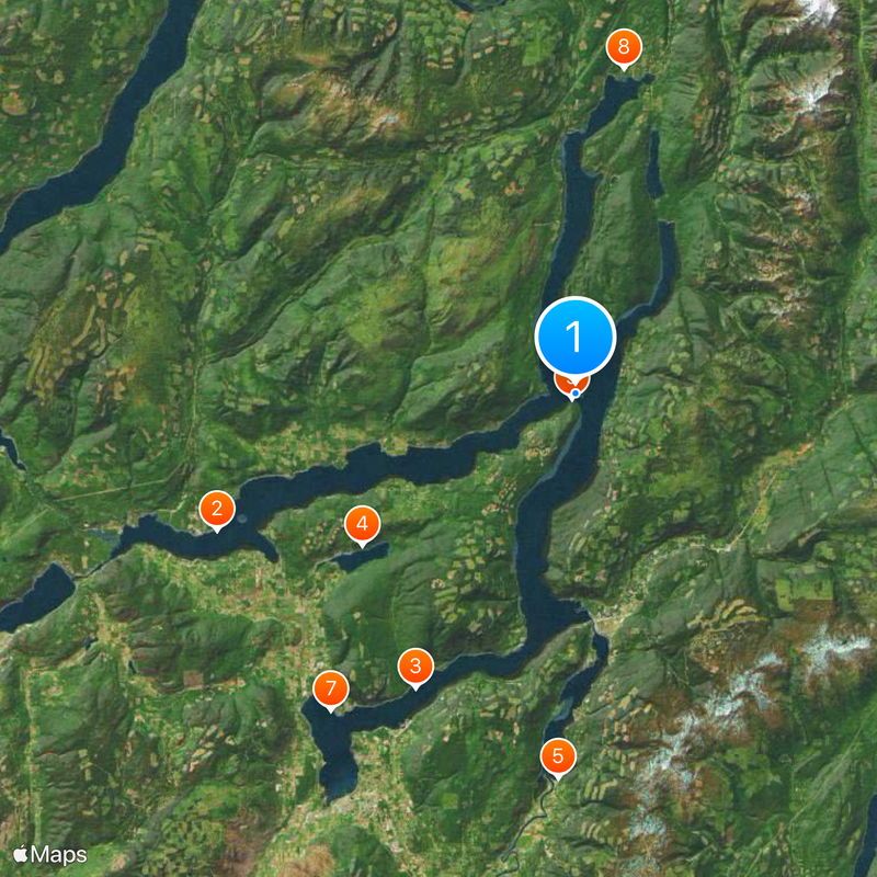 Shuswap Lake Map
