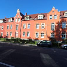 Drei Mietshäuser im Wohnblock in offener Bebauung Nordstraße 51, 53, 55