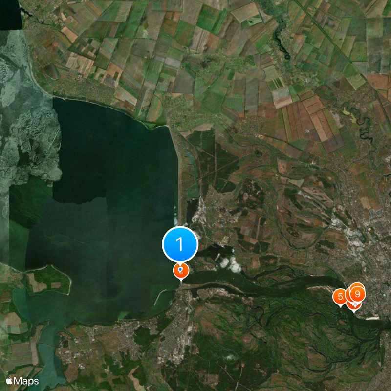Svitlovodsk Map