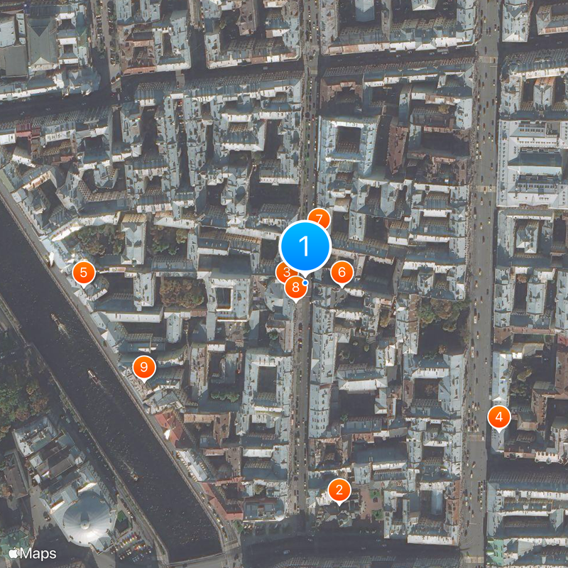Russian State Institute of Performing Arts Map