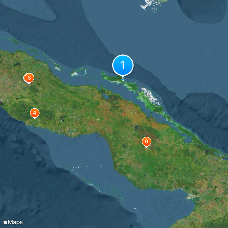 Aeropuerto Internacional de Jardines del Rey Mapa