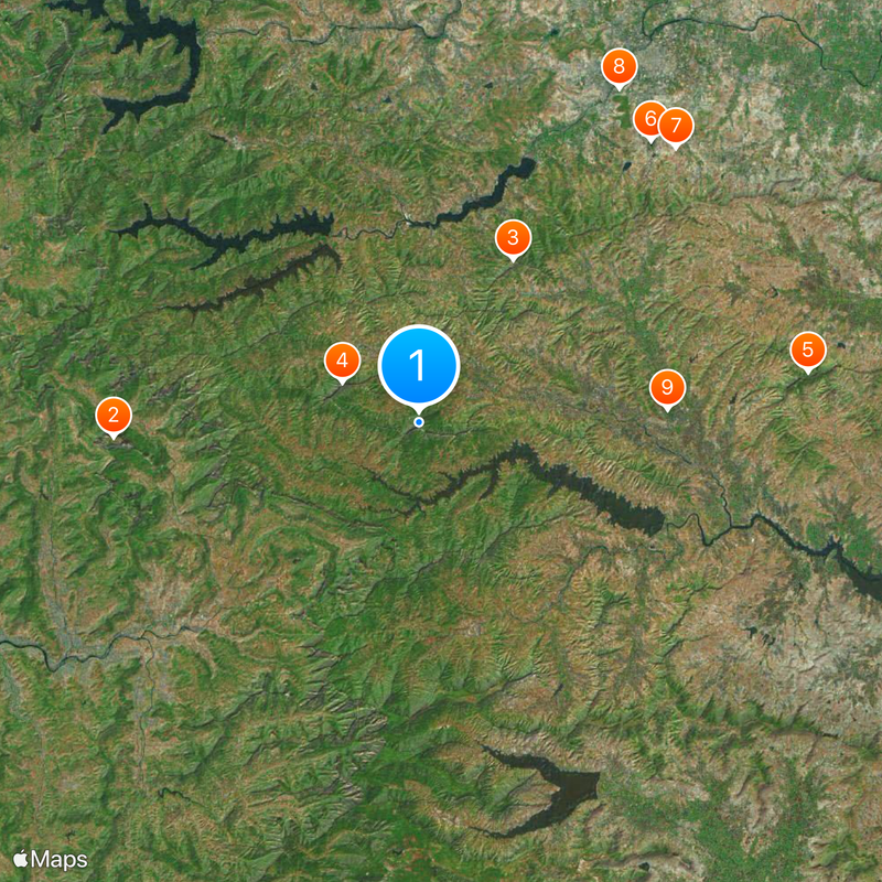 Fort de Rajgad Carte