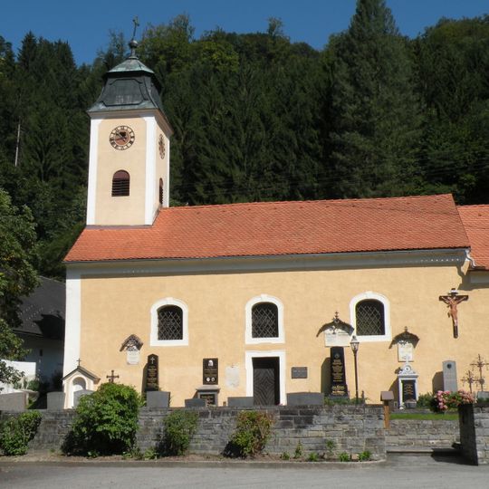 Kath. Filialkirche hl. Kilian und Friedhof