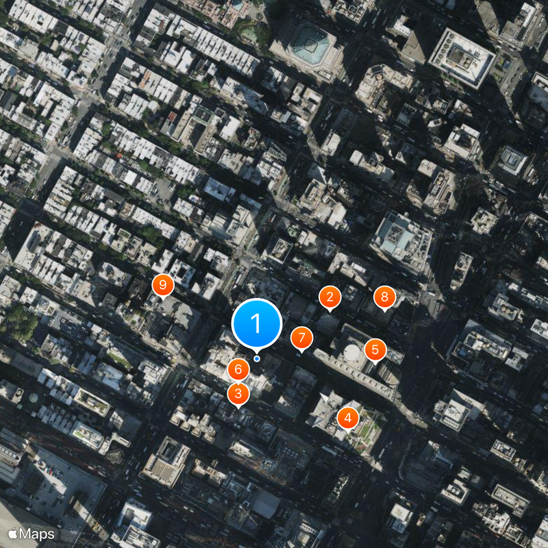 Bernard B. Jacobs Theatre Map