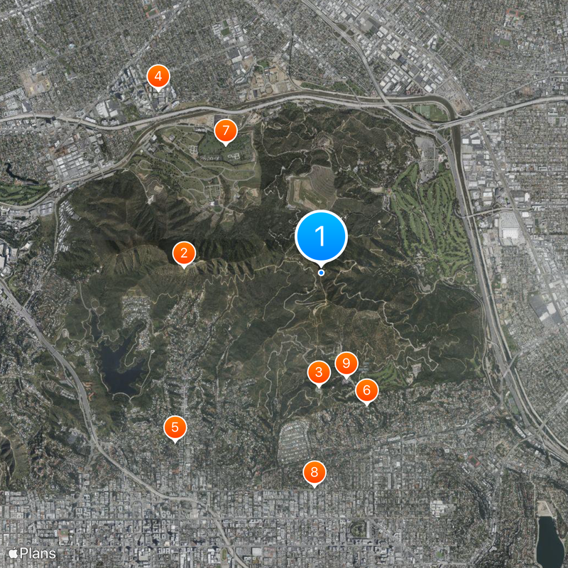 Parque Griffith Mapa