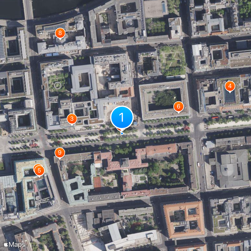 Ocupación aliada en Alemania Mapa