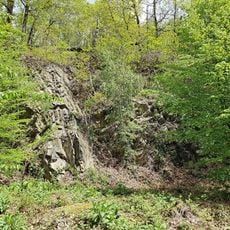 Graywacke rock near Collmberg