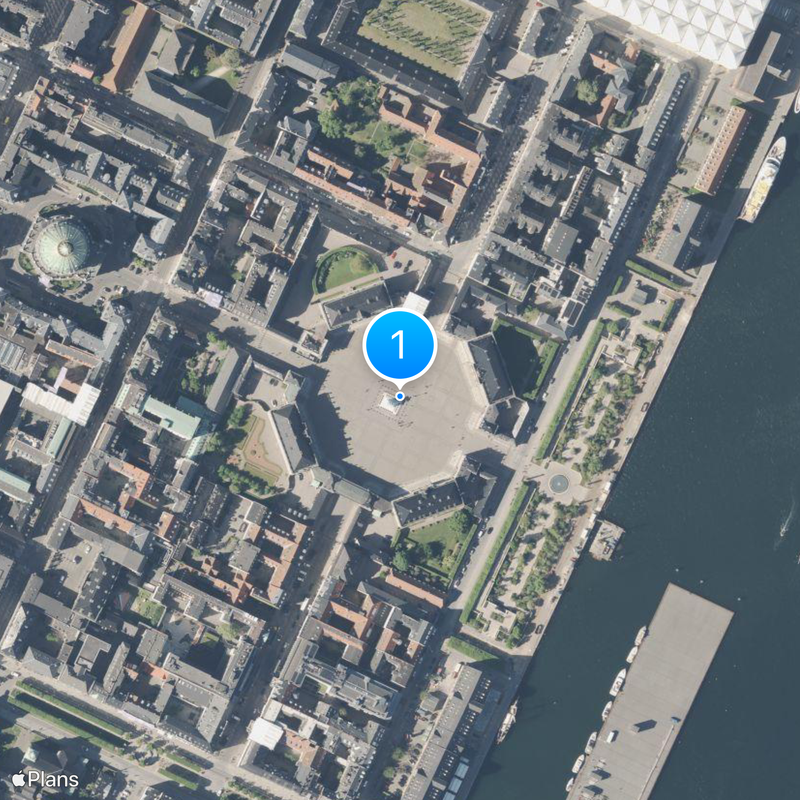 Amalienborg Mapa
