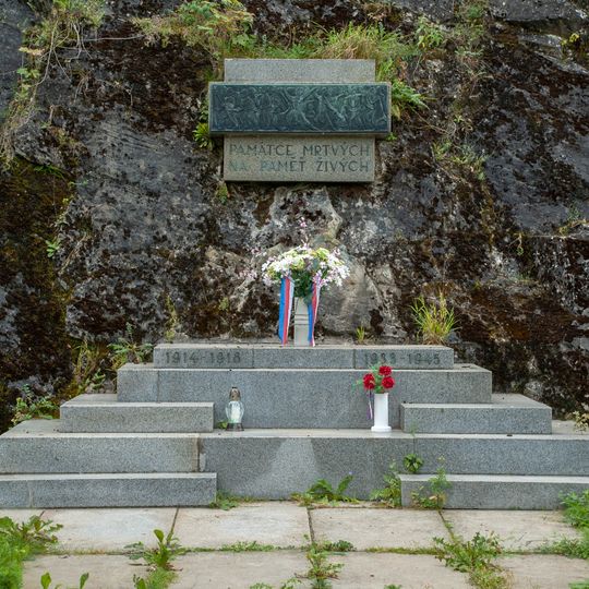 Memorial to victims World War I and II