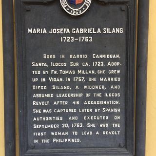 Maria Josefa Gabriela Silang historical marker