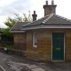 Toll House And Attached Railing And Wall